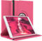 EAZY CASE - Tablet Hülle für iPad Pro 10,5 2017 Schutzhülle 10.5 Zoll Smart Cover Tablet Case Rotationcase zum Aufstellen Klapphülle 360° drehbar mit Standfunktion Tasche Kunstleder Pink