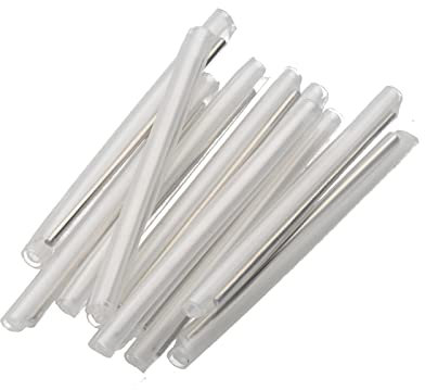 kenable Heat Shrink Splice Protector for Fibre Cables Clear Tube 45mm [10 Pack]
