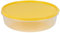 Cofan Fiambrera para Tortilla Redonda | Medida: 24,5 x 6,5 cm | Accesorios de Cocina | Venta Unitaria (Amarillo)
