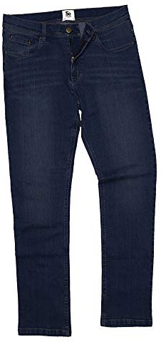 AWDis So Denim SD001 Mens Leo Straight Jeans - Dark Blue Wash - 36 Regular