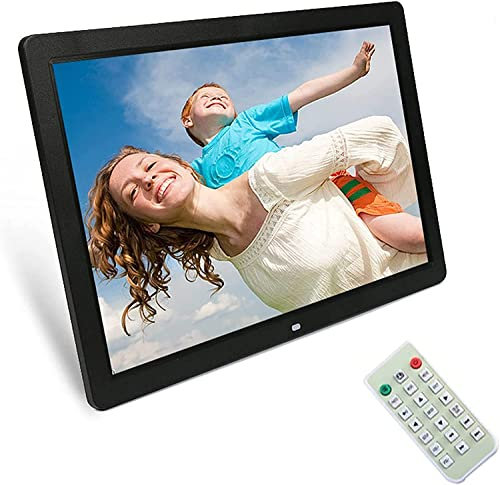 20 Inch New Digital Picture Frame 1440X900 IPS Screen Digital Photo Frame with Remote Control and Motion Sensor Adjustable Brightness Timing Power On Off Background Music Support