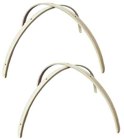 Perfeclan 2 Set Mobile-Hängerahmen, DIY-Baby-Mobile-Halter, Bastelzubehör, dekoratives Holz-Mobile-Rahmen-Set, Krippen-Aufhänger-Rahmen für Kleinkinder