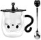 Tasse à chat mignon, 280 ml, double paroi, verres isothermes à double paroi avec cuillère, verre isotherme à double paroi, verre à café à double paroi, cadeau pour les amateurs de chats