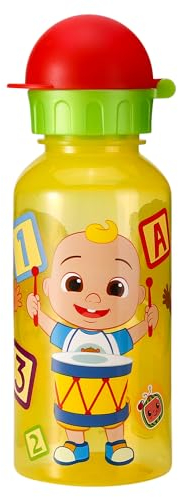 Cocomelon 370ml Water Bottle for Kids School Nursery Travel Drinks Bottle Made of Durable Material Reusable BPA Free