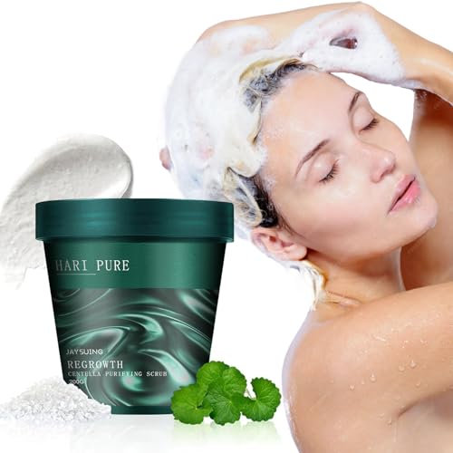Scalp Scrub Kopfhaut Peeling Exfoliating Scalp Scrub Haarbehandlung Kopfhaut Peeling für alle Hauttypen Kopfmassage und Schuppenreduktion, Reguliert das Gleichgewicht der Kopfhaut