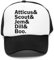 Atticus& Scout& Jem& Dill& Boo Scoop Kinder Kappe Baseball Rapper Cap