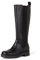 Amazon Essentials Stivali alti con soffietto Donna, Nero, 35.5 EU