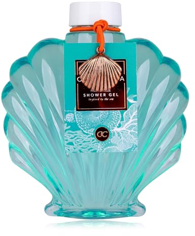 Accentra Duschgel OCEAN SPA in muschelförmiger Flasche, 350ml, Duft: Fresh Breeze - Bade- und Dusch-Gel für Frauen