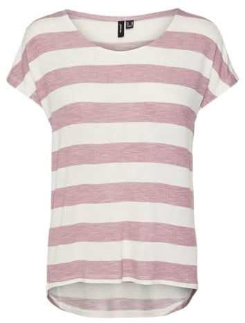 VERO MODA Vmwide Stripe Sl Top JRS Noos