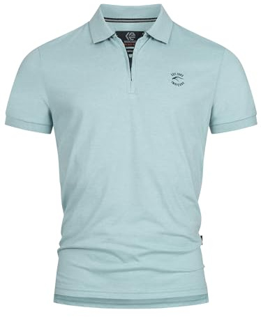 Indicode Herren INYonah Poloshirt Herrenshirt aus Baumwolle mit Polokragen | Klassisches Herrenshirt aus weicher Baumwollmischung, Polohemd, Freizeitshirt, Herrenpolo, Baumwollshirt für Männer
