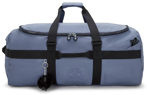 Kipling Jonis Medium Laptop Duffle Backpack, Blue Lover, 14''L x 24.5''H x 10''D, Kipling Women's Jonis M Duffle Backpack