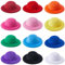 SUNNYCLUE 24 Stück 12 Farben Mini Zylinderhüte Aus Filz Kleiner Zylinder Handgefertigter Partyhut Kleine Miniaturhüte Bunte Mini Hüte Für Weihnachtsschmuck DIY Kunsthandwerk Haarschmuck Dekoration