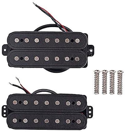 ibasenice 1ensemble Humbucker Alnico Pour Guitare Électrique De Pour Bridge Et Neck Cordes Traditionnel Chaud Et