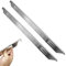 SMELEYOU Stove Gap Covers 2PCS Kitchen Worktop Edging Strip 23in Stove Counter Gap Cover Stainless Steel Stove Gap Filler Heat Resistant Stove Side Gap Guards Oven Side Gap Filler for Countertop