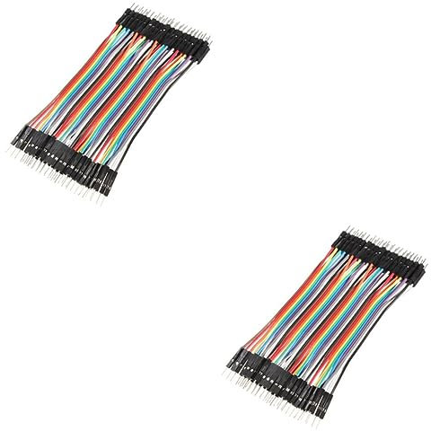 CONGARTENO 2 Sätze 40-teilig 10cm Auf Jumper Drähte Gemacht Für Breadboard- 40pcs * 2