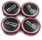 4 Pezzi Coprimozzo per Fiat 500/500L/500X 60mm, Coprimozzi Ruota Con Logo Auto Emblema, Centrale Copri Badge