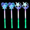 Liuer 4PCS Baguette Magique Lumineuse Baguette de Princesse Baguette de Fée Baguette Sorciere Baguette Magique pour Cosplay Princesse,Costume,Fête d'anniversaire (B)
