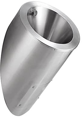 OWOHYG Wand-Urinal, Urinal aus Edelstahl 304, männliches Urinal mit automatischer Sensorentwässerung, öffentliche Toilette, kleine vertikale Toilette, geeignet für Zuhause, Hote(E)