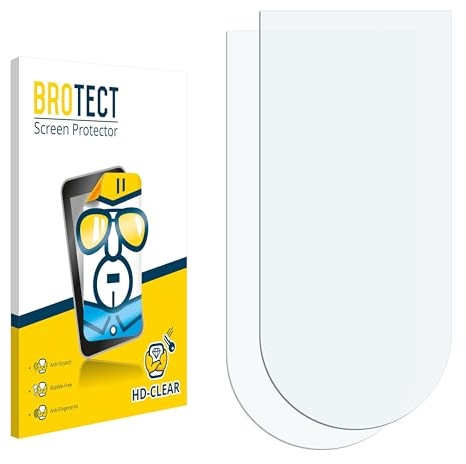 BROTECT Schutzfolie für Egret X+ | 2 Stück Transparenter Displayschutz Made in Germany Klare Displayschutz-Folie Clear Einfache Montage Case-Friendly