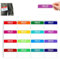 160 Stück Hello My Name Is Sticker,My Name Is,Namensschild-Aufkleber,Namensschilder Hello My Name is,buntes Namensschild,für Schule,Büro oder zu Hause(16 Farben, englische Version, 7,6 x 5 cm)