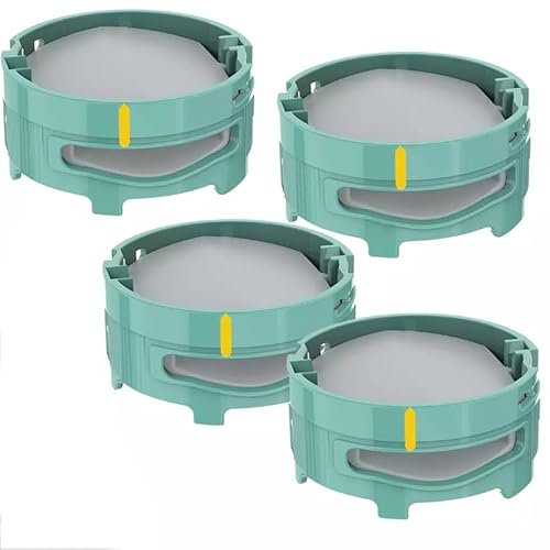 4-Pack Anti-Odour Cartridges - Odor Neutralizer Replacements for Shark Vacuums