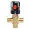 Shengbowi Miscelatore termostatico in ottone a 3 vie, miscelatore termico per bagno di lusso, sistema doccia senza piombo, ottone massiccio G connettore Celsius scala controllo termostatico