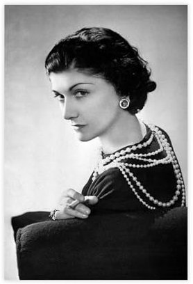 fsgfod Lipnitzki-Poster, Motiv: Coco Chanel Portrait von Lipnitzki, Leinwandposter, Wandkunst, Dekordruck, Bild Gemälde für Wohnzimmer, Schlafzimmer, Dekoration, 30 x 45 cm
