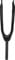 Glomora 20inch Mountain Bike Fork, Carbon Fiber Mountain Bike Fork, Non - Suspension Design for Dirt Jumping and Street Trials, 20 Inch Disc Brake with 3K Weave (3K Matte)