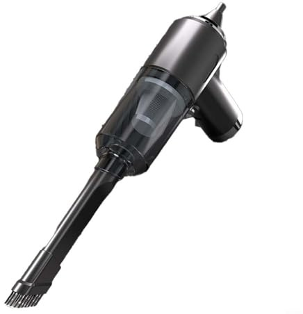 Gettimore Sèche-cheveux portable rechargeable et portable pour aspirateur avec sans fil pour la maison, la voiture et le bureau, noir
