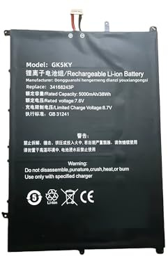 38wh 34168243P Batterie d'ordinateur Portable B08R8R56S1 Remplacement pour Bmax X15 5.6 pour FHD Haute Performance