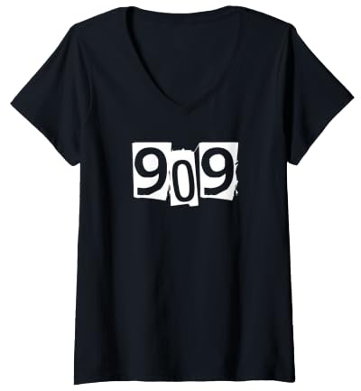 Donna 909 Maglietta con Collo a V
