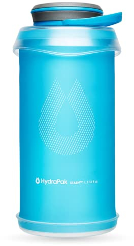 Hydrapak Stash Bouteille d'eau flexible Bleu Malibu 1 l