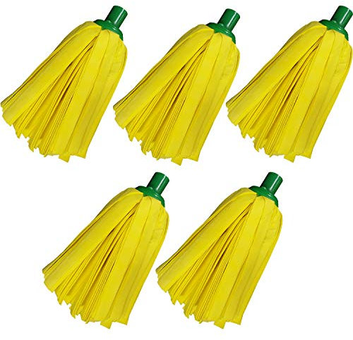 Fregona Tiras Amarillas. 100 Gramos. PACK 5 UNIDADES.