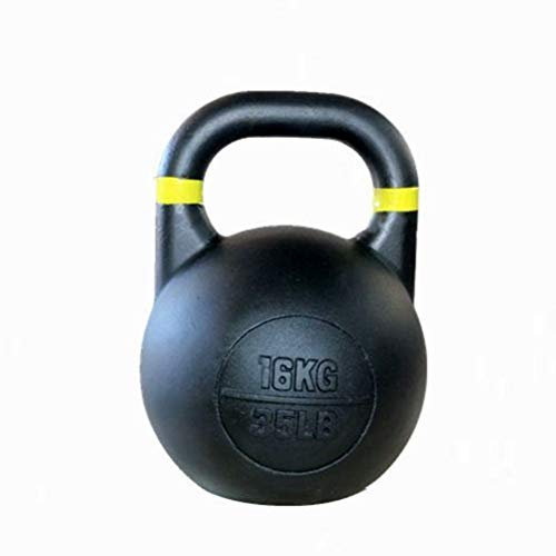 Kettlebells AGYH Schwarze Athletische, Krafttrainingsgeräte Für Den Heimgebrauch, 8 Kg, 12 Kg, 16 Kg, 20 Kg, 24 Kg (Size : 16kg/35.2lb)