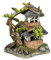 Nobby Aqua Ornaments HAUS MIT BONSAI mit Pflanzen, 17,5 x 15,5 x 19,8 cm, 1 Stück