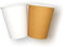 Cocobanana Bicchieri di Carta da 240ml, Monouso, Biodegradabili - Cartone Adatto a Uso Alimentare, Inodore e Insapore - per Bevande Calde & Fredde, caffè, tè, Aperitivi, Cocktail - Avana, [50]