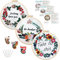 Louise Maelys Stickerei-Starter-Set mit 3 Reifen für Erwachsene, lustiges Blumenkranz-Muster für Anfänger, Nadelspitzen-Kits