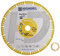 HIGHDRIL Diamond Metal Cutting Blade - 250mm/ 10inch Heavy Duty All-Purpose Cutting Disc for Rebar Sheet Metal Angle Iron Stainless Steel Granite Marble