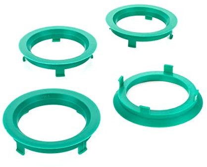 LST 4x Distanzringe Zentrierringe türkis für Alufelgen Ø 56,6 mm- Ø 70,1 mm