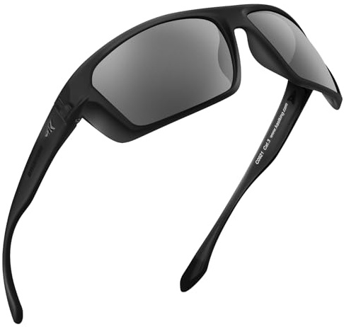 KastKing Huzzah Polarized Sport Sunglasses for Men and Women, Ideal for Driving Fishing Cycling and Running,UV Protection