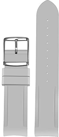 Korlexchi Silikon Uhrenarmband Für Herren Für Damen Kompatibel Mit Omega X Für Swatch Armband Für Speedmaster Uhren Bander Armbander Für MoonSwatch (20 mm, grau)