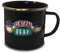 Logoshirt® Friends I Central Perk I Logo I Mug émaillé I Tasse rétro I avec Motif I ca. 400 ml I Design original sous licence