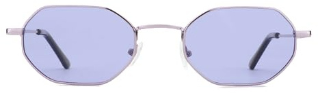ZENOTTIC Occhiali da Sole Polarizzati Ottagonali Donna Uomo | Montatura in Metallo Rettangolare Retrò Stile Hippie per Viaggi e Uso Quotidiano