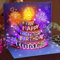 FITMITE Biglietti Auguri Compleanno 3D Musicale e Luce Divertente Pop Up Biglietti Auguri Regalo Donna Compleanno Per Ragazza Amico Uomo Colleghi
