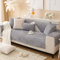 MINGPINHUIUS Sofabezug 1/2/3/4 Sitzer Sofa Überzug für L Form Sofa Couch Sessel Ecksofas,Weicher Samt Sofabezug L Form rutschfest Sofa Überwurf (Grau,70 x 210 cm)