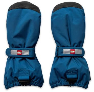 Kabooki Unisex Kinder LWATLIN 706-Fäustlinge mit Membran Fäustlinge, Middle Blue, 134/140