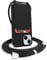 FOQENCCI for iPhone 15 Crossbody Phone Case with Card Holder,Slim Fit Anti-Scratch Shockproof Protective Wallet Phone Cover for iPhone 15 Liquid Silicone Case with Adjustable Lanyard Neck Strap Black