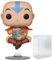POP Anime: Avatar The Last Airbender Floating Aang Funko Vinyl-Figur (zusammen mit kompatibler Box-Schutzh lle), mehrfarbig, 9,5 cm