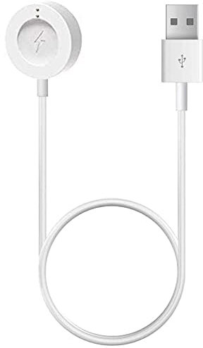 EXMRAT 3.3ft / 100cm White Magnetic Charging Cable for Fossil Gen 4/5/5E/6 & Michael Kors Gen 4/5/6 Smartwatches