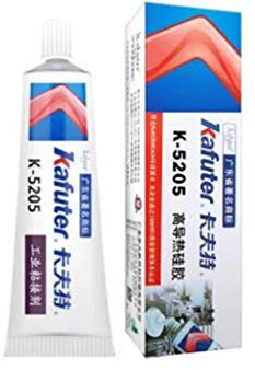 Kafuter CPU-Wärmeleitfähiges Silikonfett, Klebstoff, Kühlkörper, Gummi, Gel, 80 g